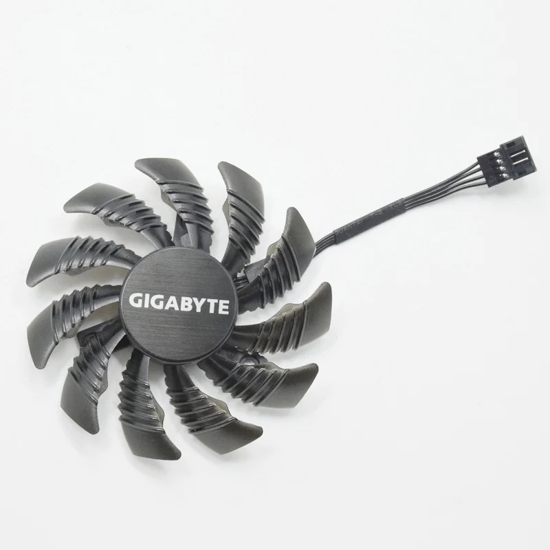 1 Pcs T128010SU 75 мм PLD08010S12H T128010SU кулер вентилятор для GIGABYTE AORUS GTX 1060 1070 Ti 1080 Ti G1 GAMING GV-N98T GTX 980 970 960 NTITANX - Цвет лезвия: 1 Pcs T128010SU