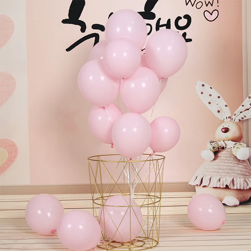 Macaron Pink 30/50 шт микс Цвет Макарон воздушных шаров из латекса одежда для свадьбы, дня рождения 10 дюймовое мятно-зеленого цвета, воздушные гелиевые латексные Декор Baby Shower игрушки - Цвет: Macaron Pink