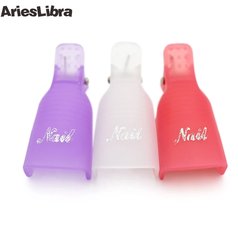 AriesLibra 10 шт./компл. фиолетовый/розовый/белый многоразовое средство для снятия