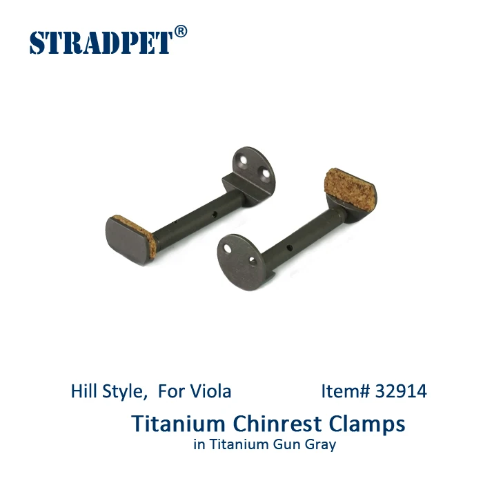 STRADPET титановые зажимы для Chinrest винты из титана яркие и серые в стиле холма