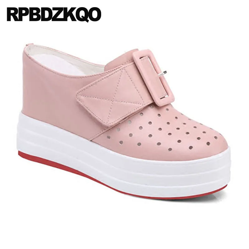 криперы экстремальный леди 12cm 5 дюймовый насосы Harajuku повседневная Белые туфли на