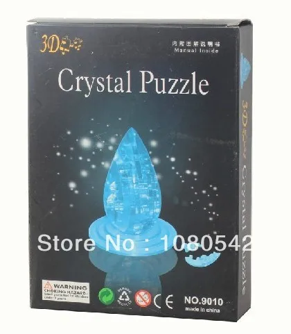 Забавные хрустальные 3D пазлы с каплями воды для детей|puzzle cube|puzzle cartoonpuzzle maze |