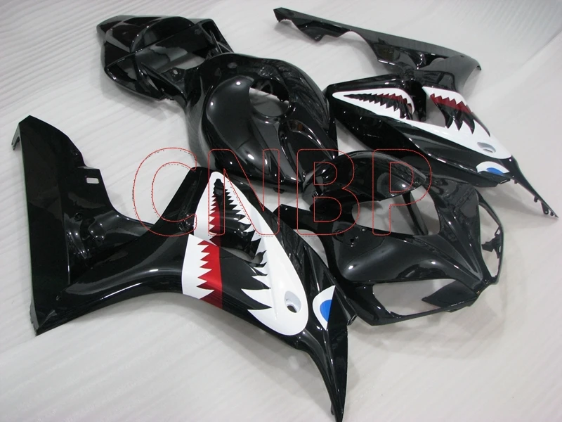 Корпус для Honda Cbr1000 RR 2006 2007 Black Shark Abs обтекатель CBR 1000 2007|Полные комплекты