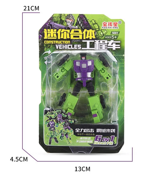 6 шт конструкции для грузовых автомобилей того чтобы модель робота деформации