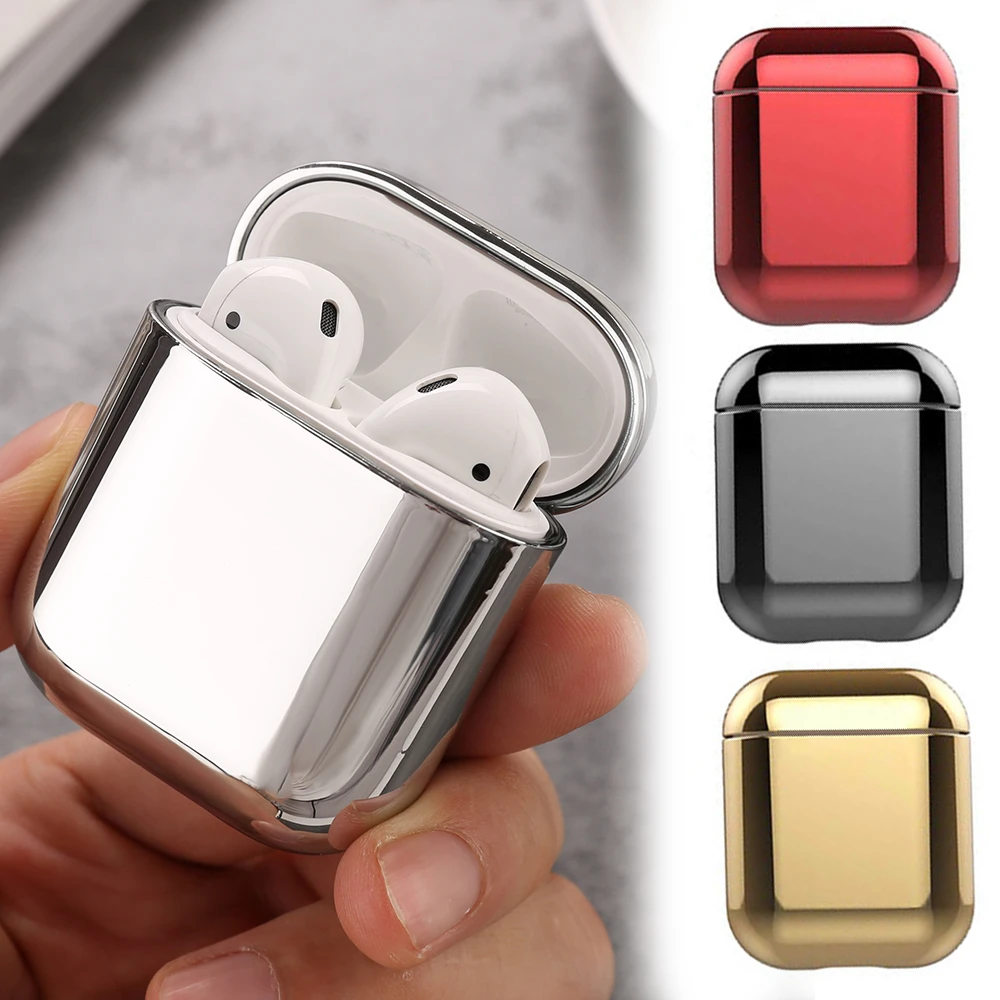 Новая оболочка для наушников Apple Airpods защитный чехол роскошный противоударный