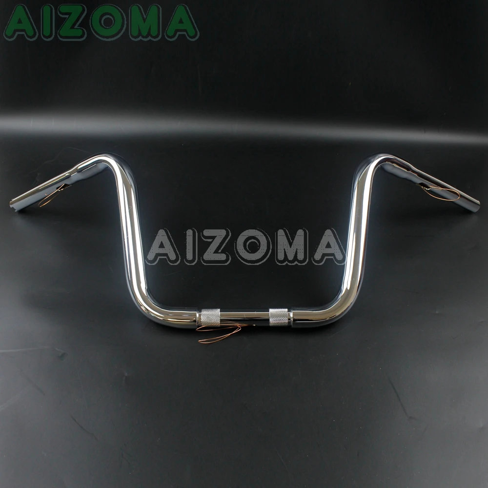 1" Rise хром 1-1/4" Руль для Harley Softail Bad Boy FXST FLST FXSTS поплавок чоппер мотоцикл пользовательские Ape вешалка