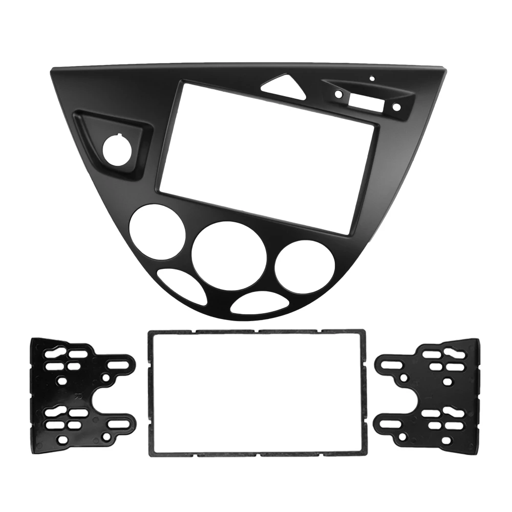 Радио Fascias левый руль Ford Focus MK1 Fiesta переоборудование Даш двойной Din стерео панель Установка отделка комплект лицевой рамы
