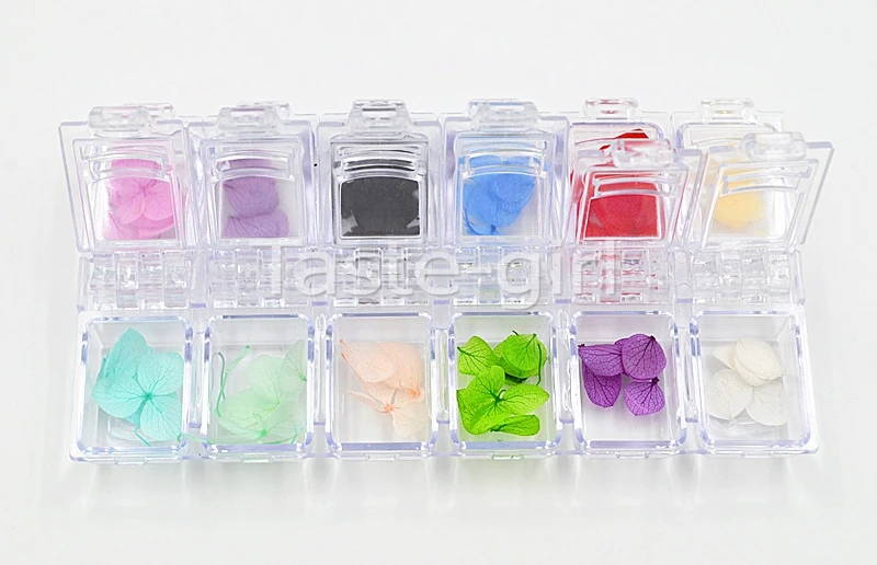 12 Цвета 3D реальные лепесток сухой сушеный цветочный наклейки дизайн УФ гель для