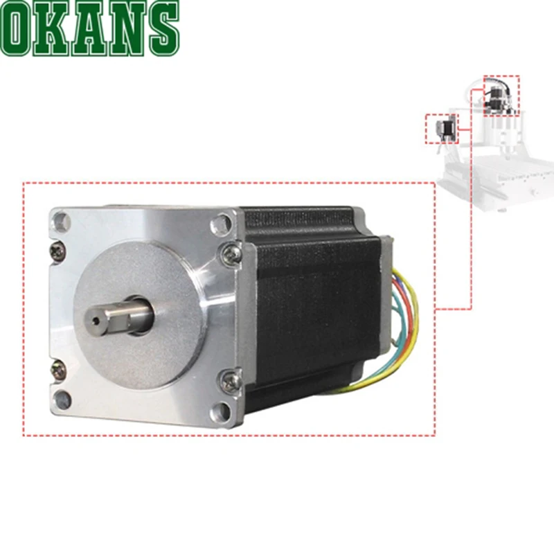 3 шт. 23HS2430 CNC Nema23 гибридный шаговый двигатель 1 8 градусов 4-Lead 3A | Обустройство дома