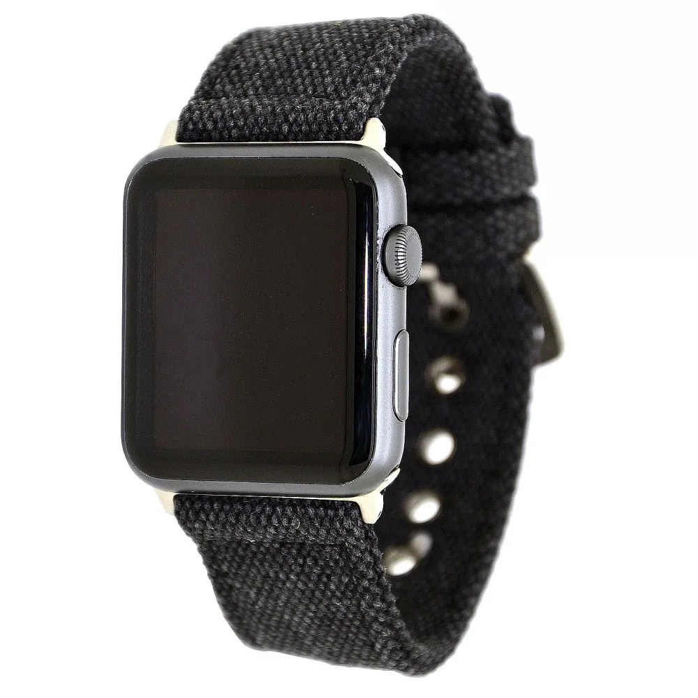 Холщовый ремешок для Apple Watch SE Band Series 6 5 4 3 браслет iWatch 40 мм 44 38 42 мм|apple watch band|watch