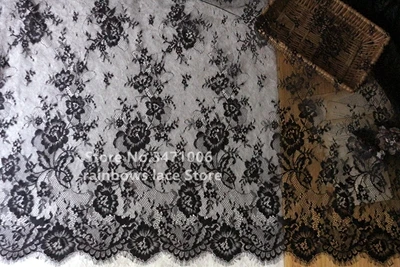 3 м/лот черный белый подкручиватель ресниц кружевная ткань сделай сам свадебное