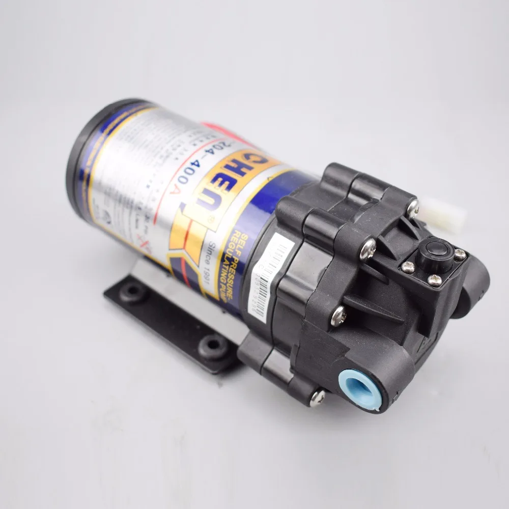 Фото E-Chen EC-204-400A Электрический мембранный насос DC 24 В RO Booster Водяной насос 400GPD 2,5 л/мин @ 70 фунтов на квадратный дюйм на входе 30 фунтов на квадратный дюйм для очистителя воды №2