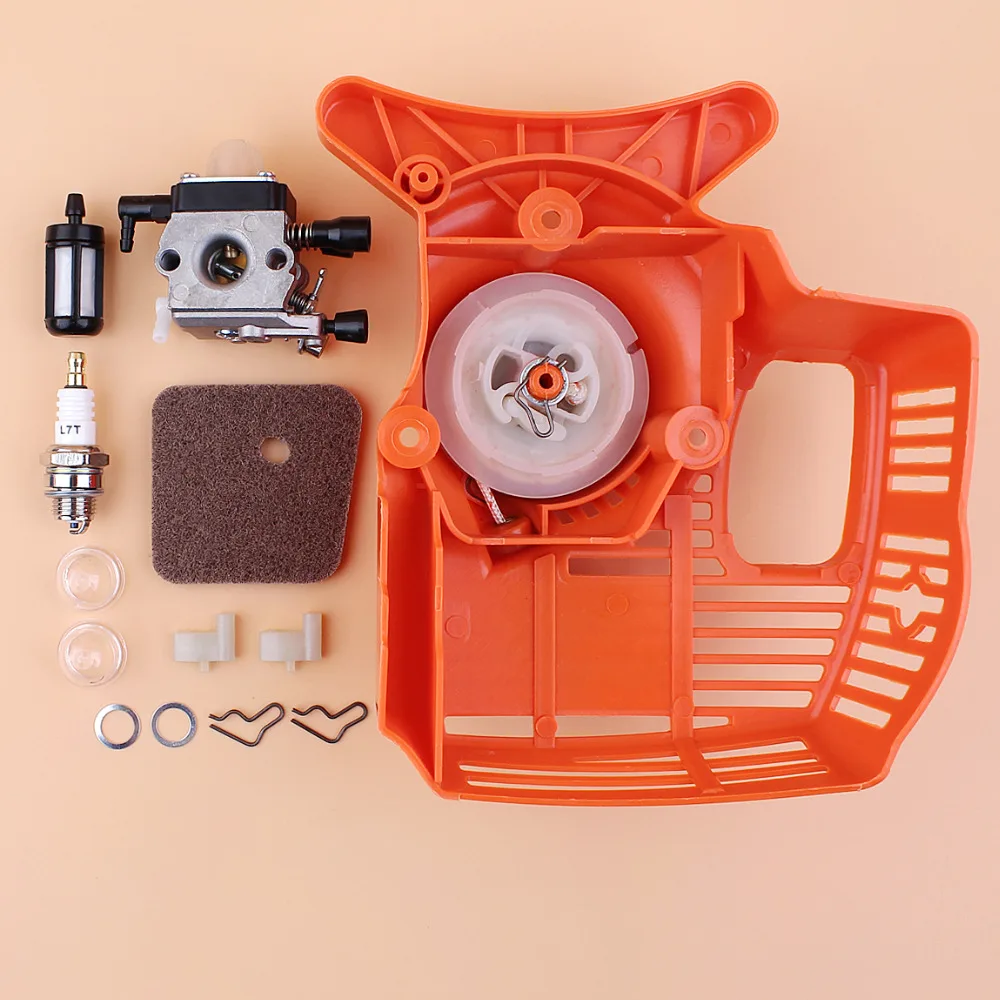 Стартовый карбюратор комплект воздушных фильтров для STIHL FS55 FS38 FS45 FS46 FC55 HL45 KM55