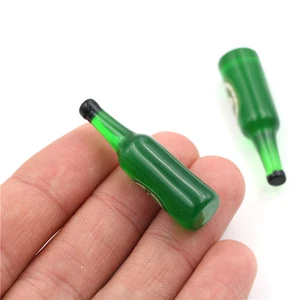 2 шт.лот 1:12 кукольный домик, игрушка для пива, миниатюрная винная поилка, кухня, гостиная, бутылка, кукольные аксессуары