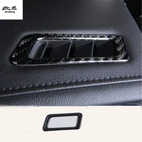 2pcslot abs carbon finber grain high position air conditioning outlet decoration cover for 2016 2018 cadillac xt5