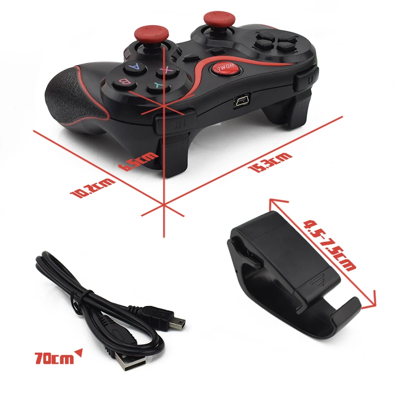 Wireless Bluetooth Gamepad Game Controller For Android Smart Phone PS3 PC Laptop Gaming Control QIANXUNWAN | Электроника