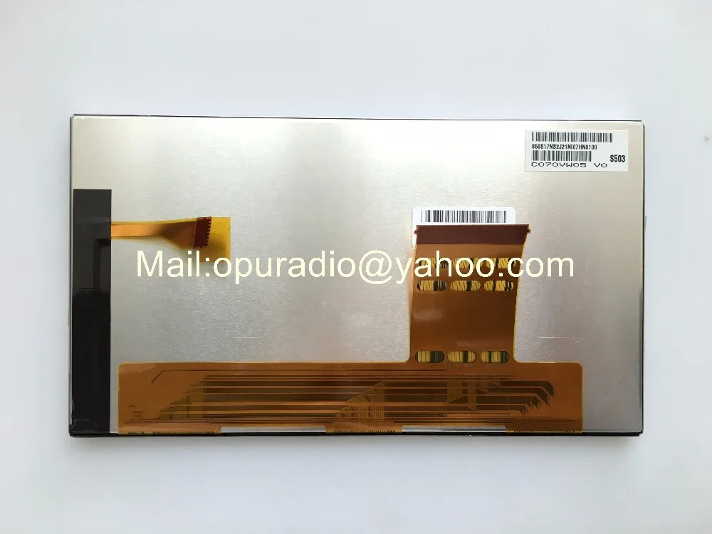 Новый AUO 6 5 дюймовый ЖК-дисплей C070VW05 V0 экран TFT панель для автомобиля GPS навигация