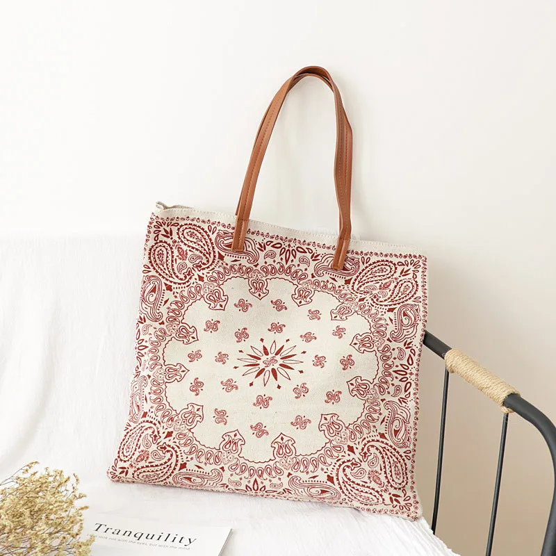 2019 Новинка весны и лето пляжная сумка Для женщин Повседневное холст сумки