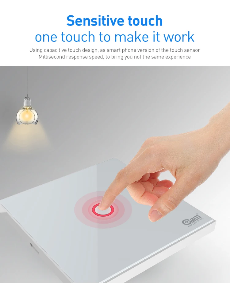 Coolcam 4 шт./лот Z-wave светильник переключатель 1 комплект в стену сенсорная панель устройство для умного дома 1CH домашняя Автоматизация Z Wave Plus беспроводной