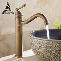 basin faucets bath antique finish brass water tap bathroom basin sink faucet vanity faucet wash basin mixer taps crane 6633