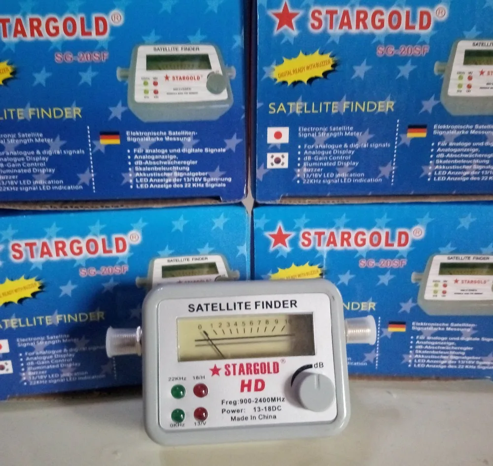 Цифровой спутниковый искатель STARGOLD сигнальный спутник Finder Meter LNB блюдо DirecTV сеть спутниковая тарелка