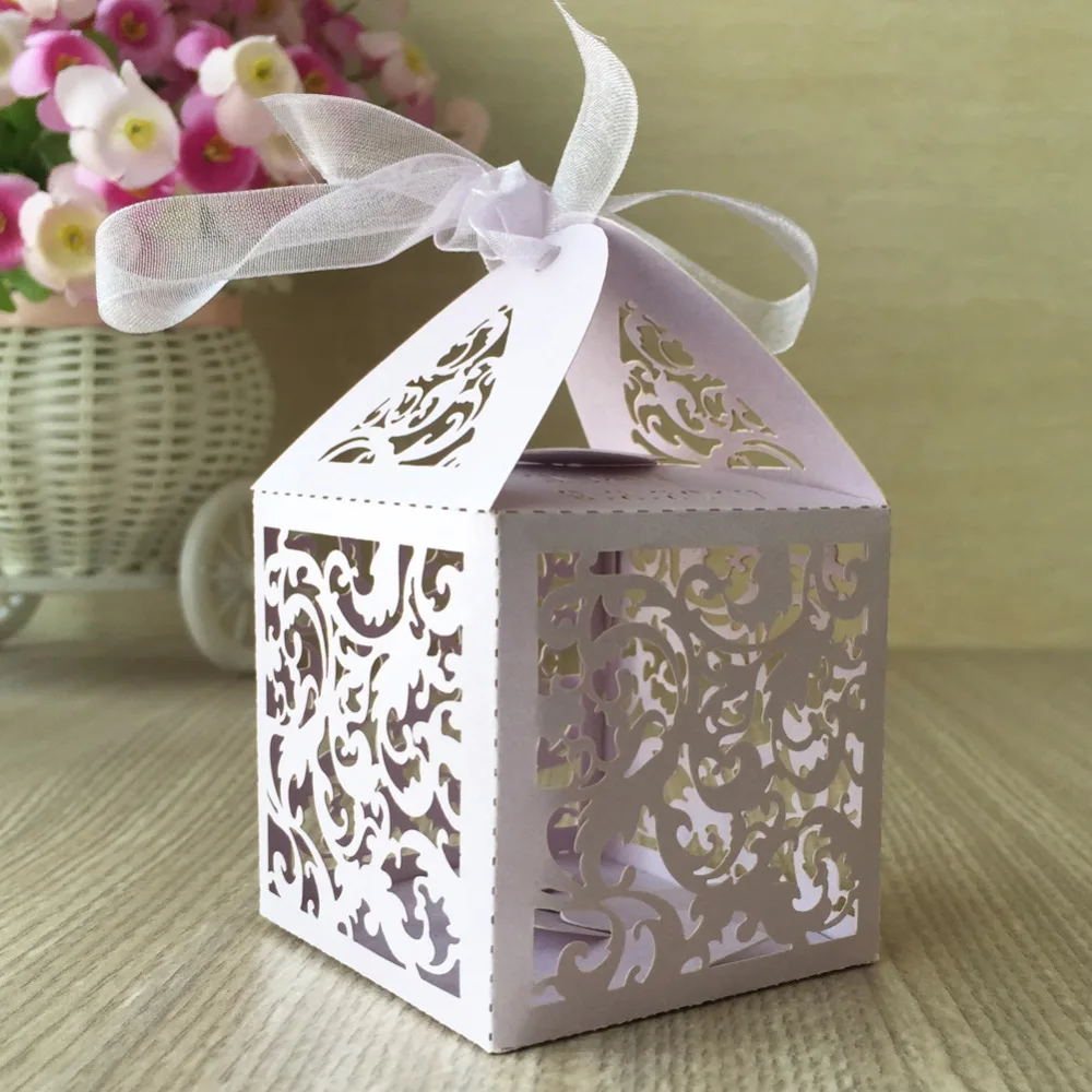 50 шт. коробка для конфет свадебный подарочный пакет бумажные красивые коробки