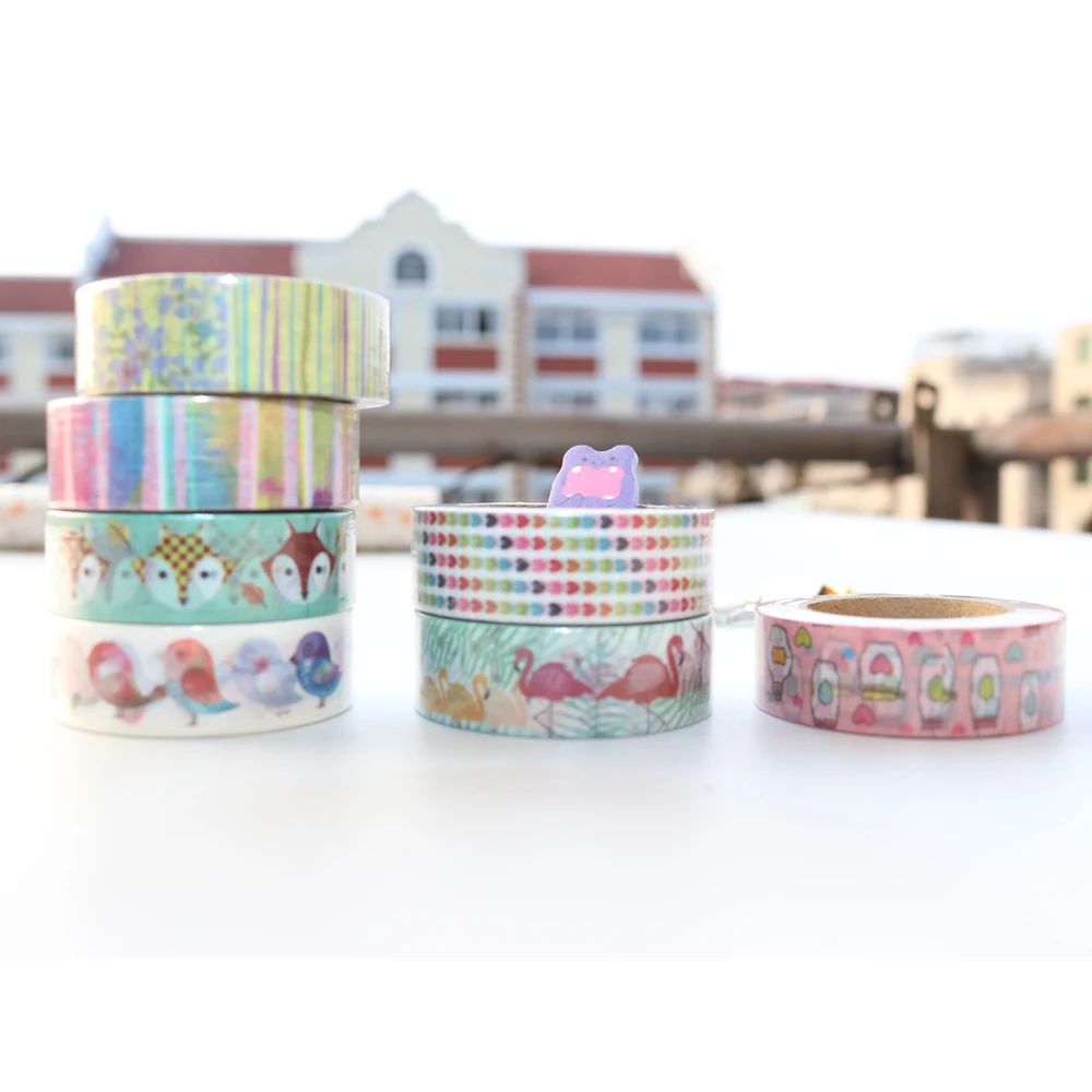 Новый милый мультяшный школьные бумажные декоративные васи ленты канцелярские
