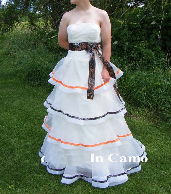 Камуфляжные многоярусные платья розовые камуфляжные Свадебные 2017 vestido de noiva