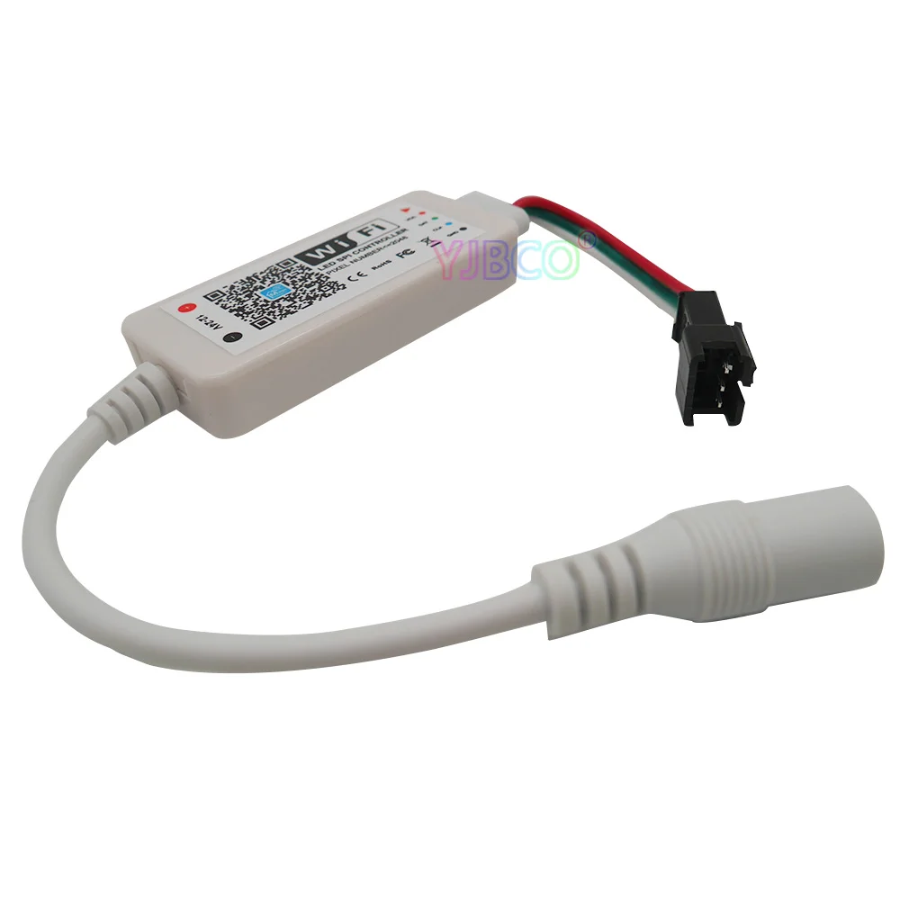 DC5V DC12-24V Magic Home светодиодный контроллер SPI адресуемых 2048 пикселей Миниатюрный Wi-Fi контроллер для WS2811 SK6812 WS2812B Светодиодные ленты