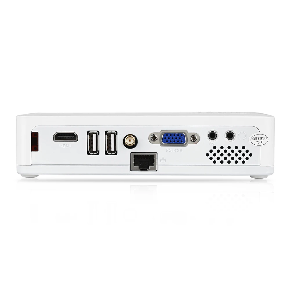 Exquizon DLP-800W портативный проектор 1280x800 пикселей 300ANSI Android 4 0 1080P WiFi Bluetooth DLP |