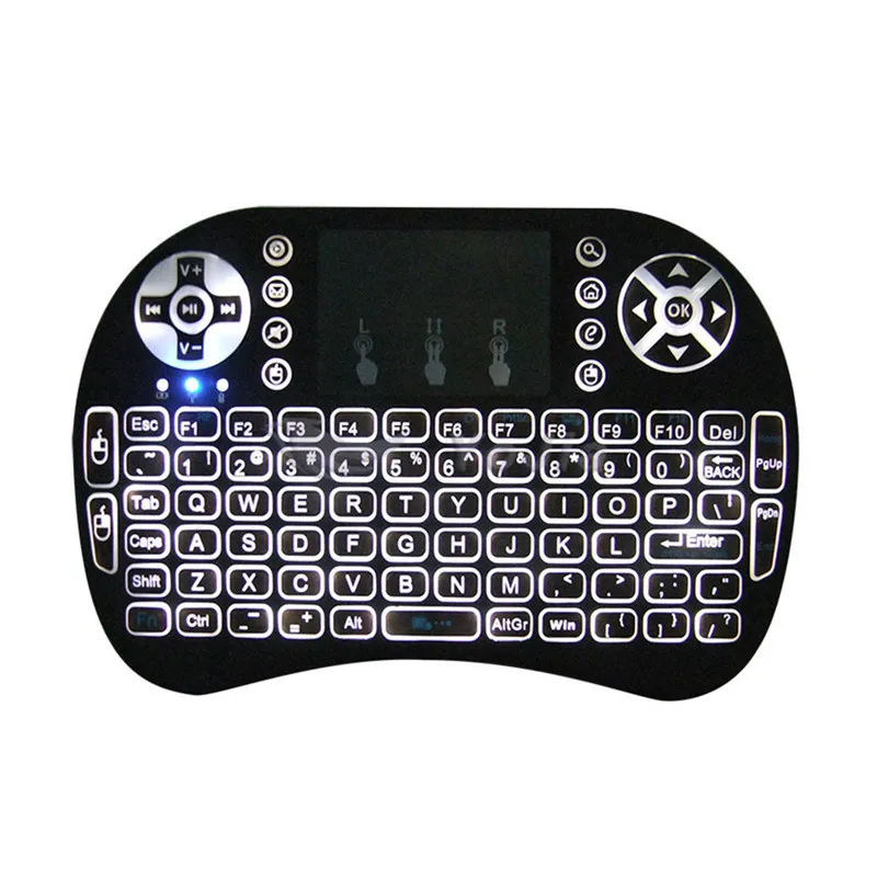 Беспроводная клавиатура i8 2 4 ГГц с русскими или английскими буквами