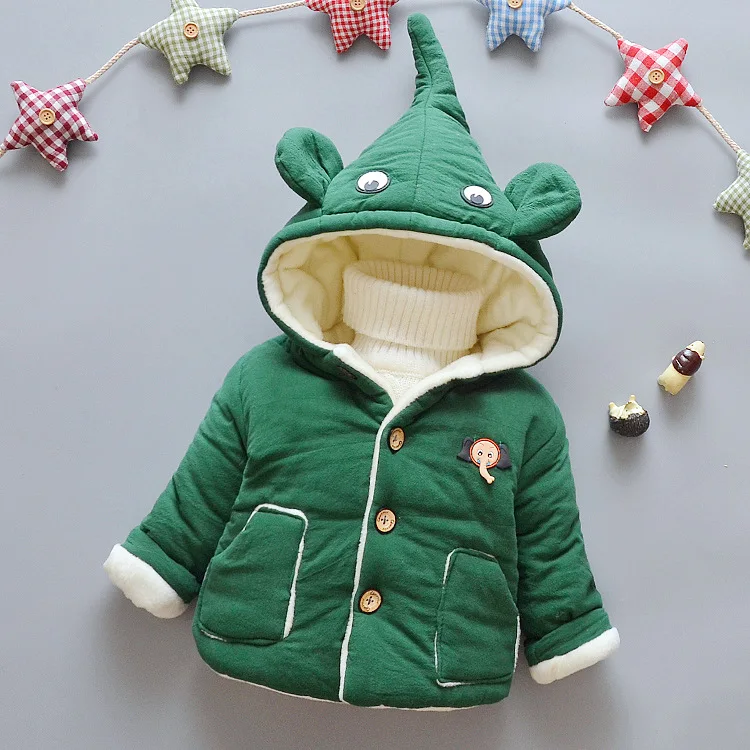 Куртка для маленьких девочек Новинка 2018 г. зимняя куртка пальто детская теплая