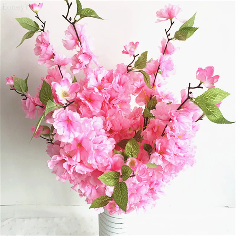 Искусственный цветок Сакура Цветочный букет поддельный организовать стол