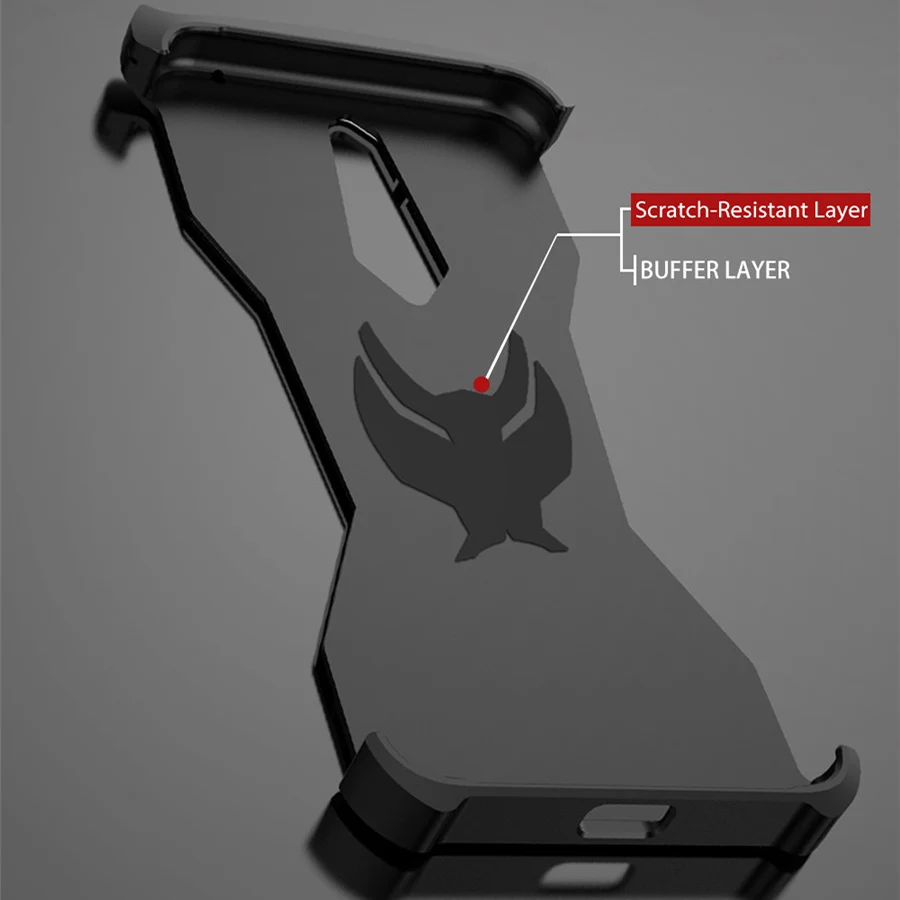 Для Xiaomi Черная Акула Helo чехол R-JUST пантера магнитный Алюминий Металл для Xiaomi Blackshark Helo Чехол ударопрочный чехол