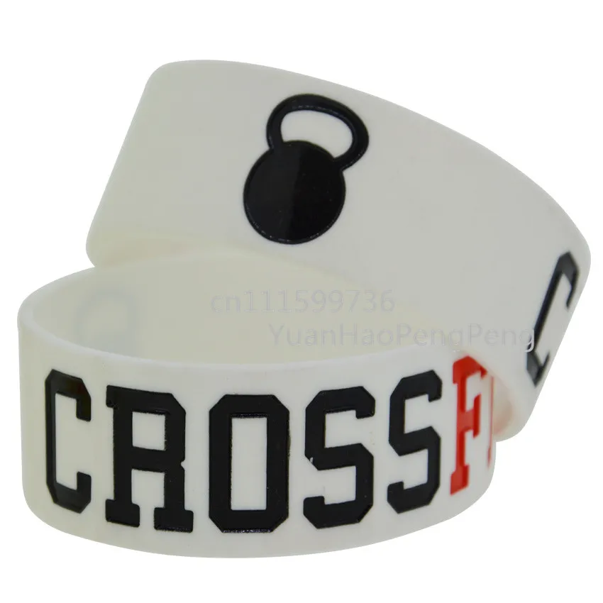 25 шт./лот Crossfit 1 &quotширокий Debossed заполненный цветной браслет|wristband crossfit|wide braceletbracelet