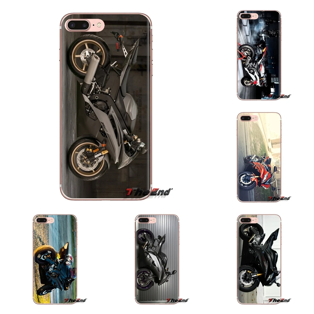 Transparent Soft Cases Covers Yamaha R6 motorcycle Bike For Samsung Galaxy A3 A5 A7 A9 A8 Star A6 Plus 2018 2015 2016 2017 |
