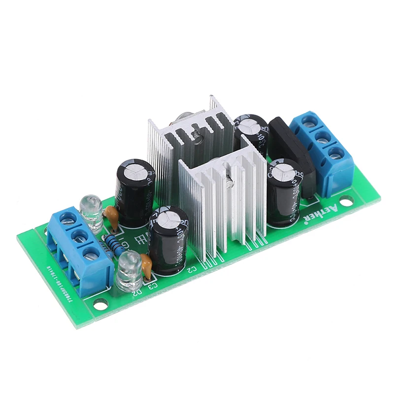 Новый модуль питания постоянного тока 12 ~ 24 В LM7809 + LM7909 9 с двойным регулятором