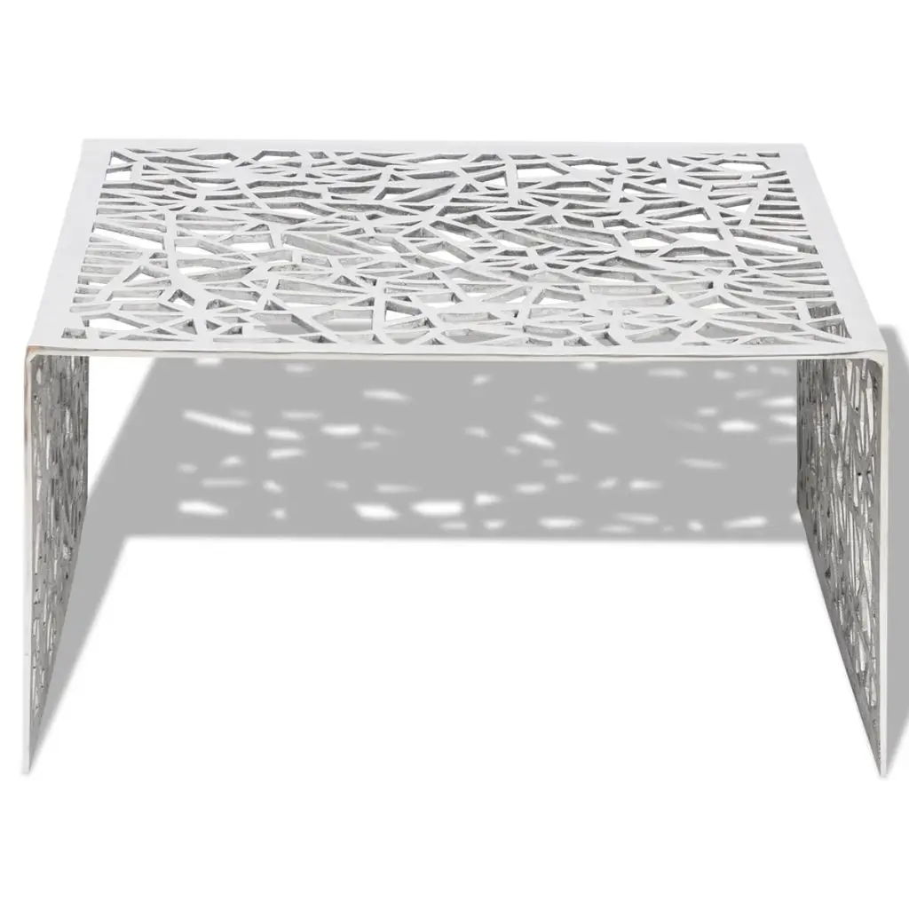 VidaXL Алюминий Кофе столовое серебро геометрический ажурный Дизайн|aluminum coffee