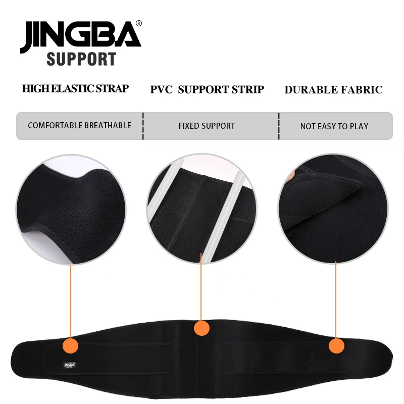 JINGBA поддержка Спортивный Пояс Пот Талия брюшной тренажер Триммер пояс фитнес