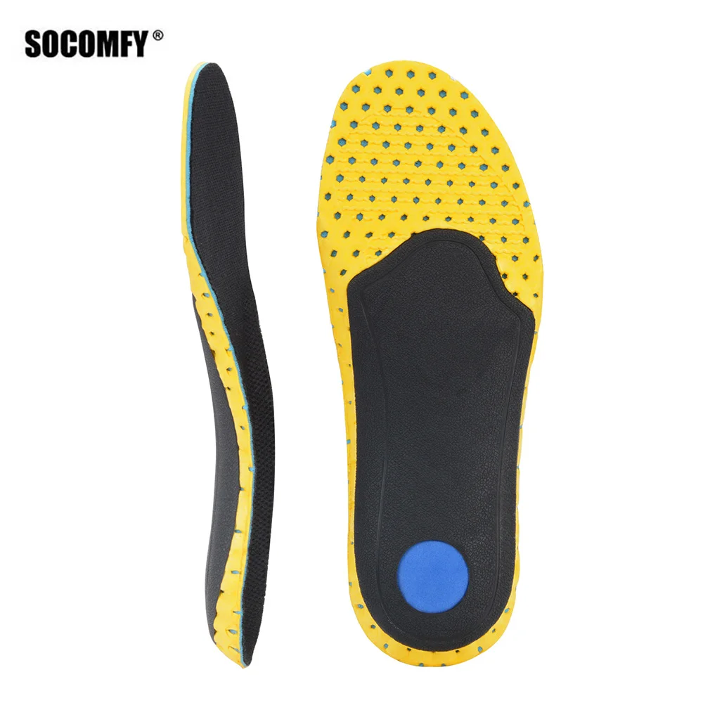 SOCOMFY Plantar Fasciitis стельки для ног Arch поддерживает ортопедические вставки снимают