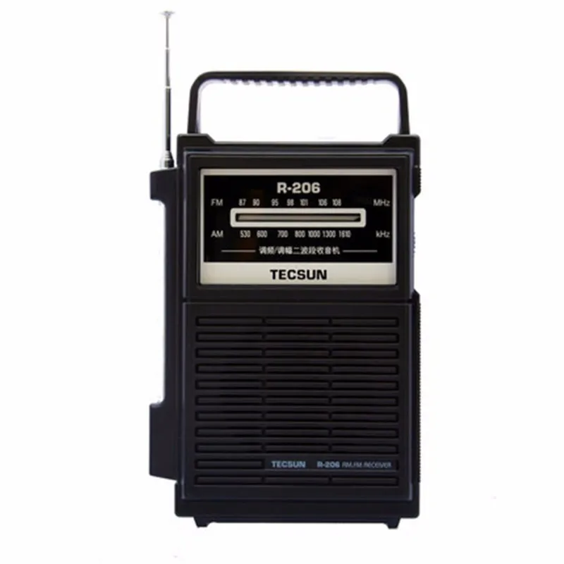 TECSUN R 206 полное фирменное Высокая чувствительность Портативный AM/FM/mw/SW1 6 multy Band