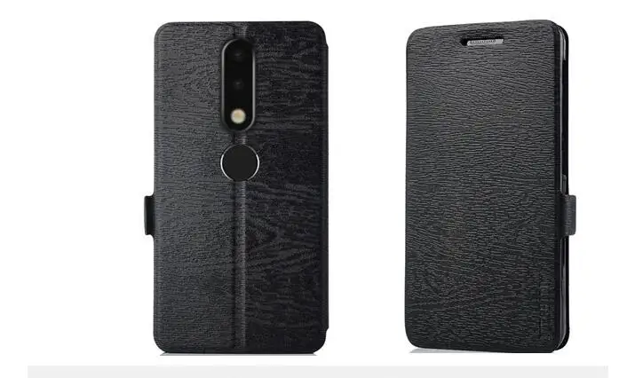 Для Nokia x6 2018 дюймов 100% Оригинал искусственная кожа флип чехол для смартфон в
