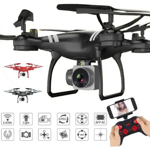 JD101 RC Mini Quadcopter Selfie Drone Helicopter With 1080p Wifi FPV HD Camera One Key Fly Return V ky601s f11 ky101s rc drone | Игрушки и