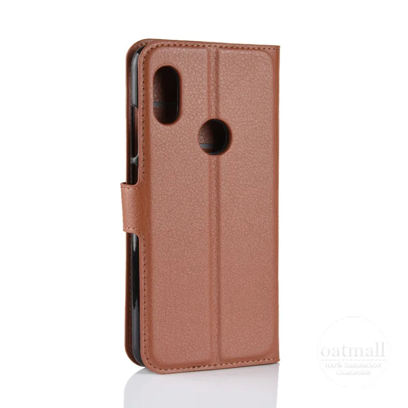 Litchi pattern Phone Bags Fundas For XiaoMI RedMi Note 6 pro Case Wallet With Stand Card Pockets Luxury PU Leather Flip Cover | Мобильные