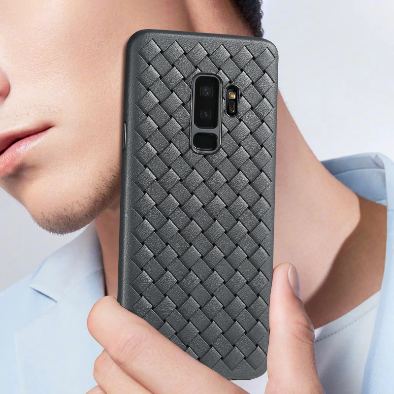 FLOVEME Luxury Phone Case for Samsung S10 Plus S10e Woven Soft Silicone Cover Galaxy S9 Note 9 Cases Capa |