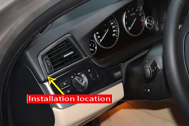 Углеродное волокно ABS хромированный боковой кондиционер решетка