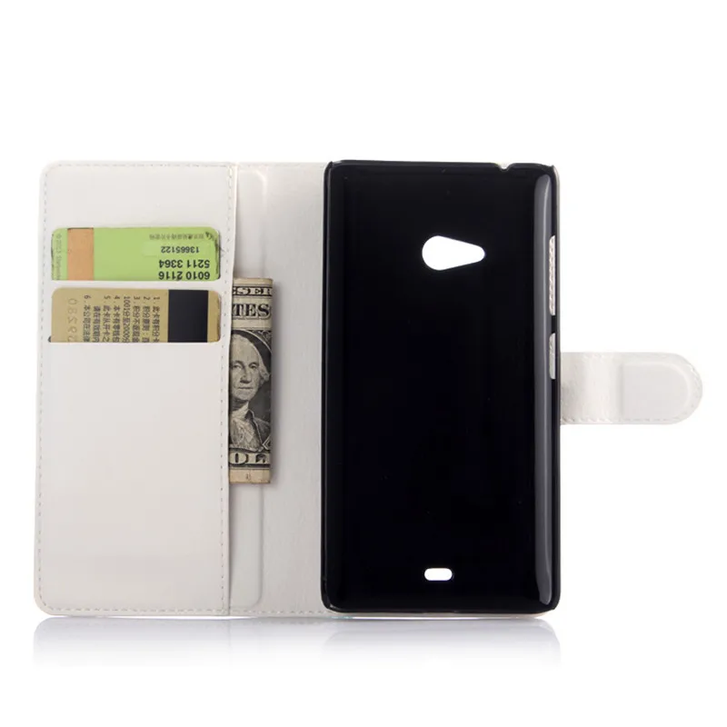 Роскошный кожаный чехол-книжка для Nokia microsoft Lumia 540, две sim-карты, RM-1141, 5 дюймов, задняя крышка, чехол-кошелек, чехол+ карта+ подставка