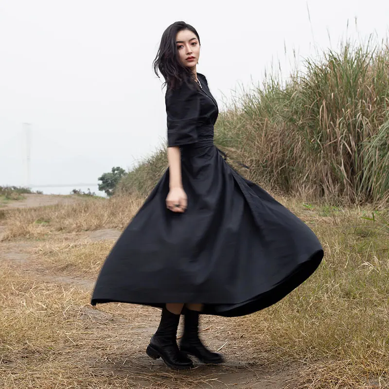 [XITAO] Korea Fashion New Women 2019 Spring Summer A-line Loose Skirt Female Solid Color Casual Ankle-length WBB2554 | Женская одежда