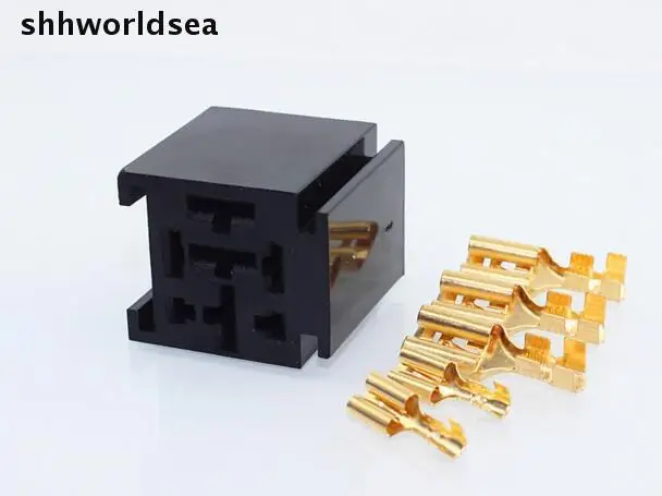 Shhworldsea 80А Стандартный фоторазъем 4 5 контактов 12 в 24 В для больших плоских контактов