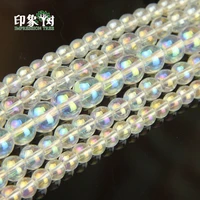 round crystal ab color beads 4 6 8 10mm loose glass ab color beads handmade for diy jewelry making components necklace bracelets